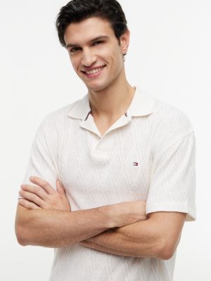 Мужские топы Tommy Hilfiger Classic Fit Textured Jacquard Polo — фото 3