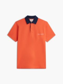 Classic Fit Wicking Rugby Polo — Brilliant Orange 5