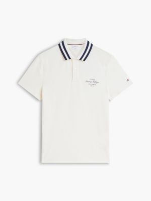 Мужские свитеры Tommy Hilfiger Regular Fit Tipped Jersey Polo — фото 5