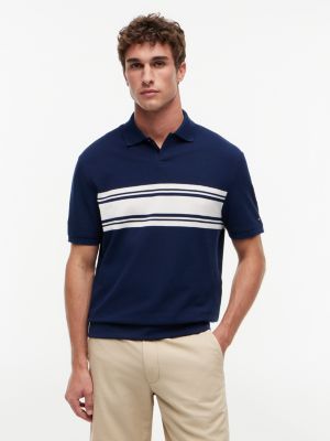 Classic Fit Smooth Cotton Polo, Light Navy