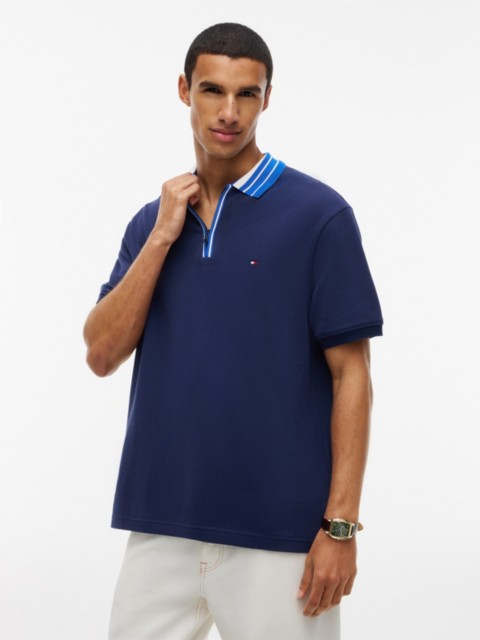 Мужские свитеры Tommy Hilfiger Classic Fit Quarter-Zip Polo