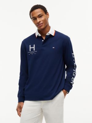 Classic Fit Athleisure Jersey Polo, Light Navy