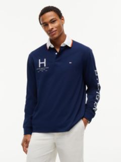 Classic Fit Athleisure Jersey Polo — Light Navy 1