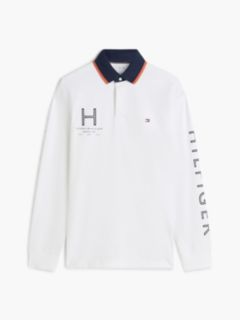 Classic Fit Athleisure Jersey Polo — White 6
