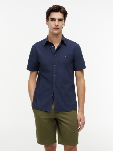Мужские рубашки Tommy Hilfiger Regular Fit Garment-Dyed Shirt