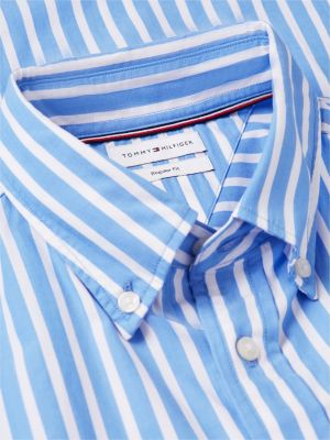 Мужские рубашки Tommy Hilfiger Regular Fit Striped Shirt — фото 6