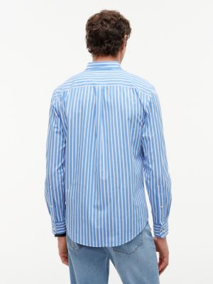 Мужские рубашки Tommy Hilfiger Regular Fit Striped Shirt — фото 4