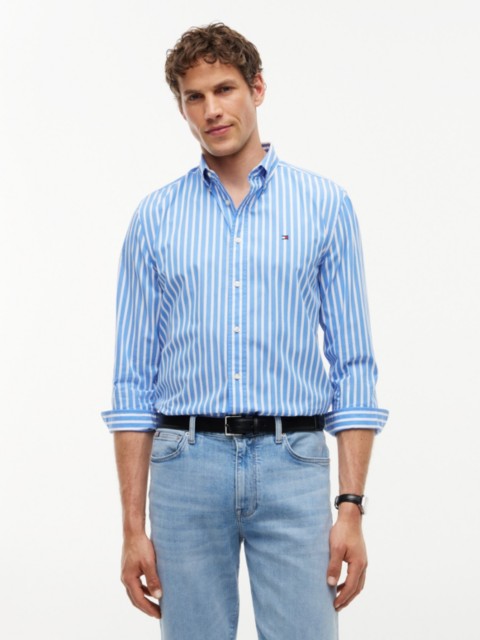Мужские рубашки Tommy Hilfiger Regular Fit Striped Shirt