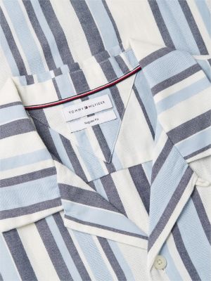 Мужские рубашки Tommy Hilfiger Regular Fit Open Weave Camp Shirt — фото 6
