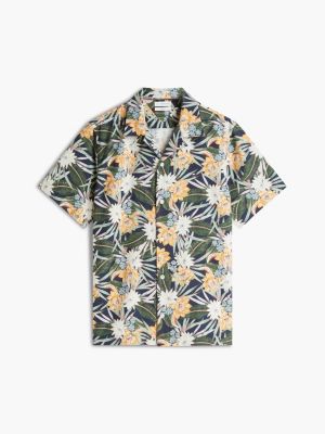 Мужские рубашки Tommy Hilfiger Regular Fit Tropical Floral Camp Shirt — фото 5