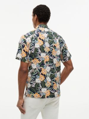 Мужские рубашки Tommy Hilfiger Regular Fit Tropical Floral Camp Shirt — фото 4