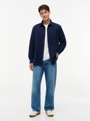 Мужские свитеры Tommy Hilfiger Relaxed Fit Waffle Weave Overshirt — фото 2