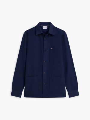 Мужские свитеры Tommy Hilfiger Relaxed Fit Waffle Weave Overshirt — фото 5