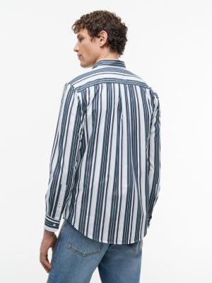 Мужские рубашки Tommy Hilfiger Regular Fit Multi-Stripe Shirt — фото 4