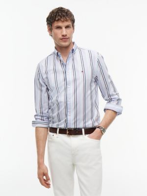 Regular Fit Multi-Stripe Shirt, Doll Pink/Blue Stripe