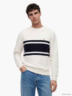 TH Performance Colorblock Sweatshirt, Ivory Petal