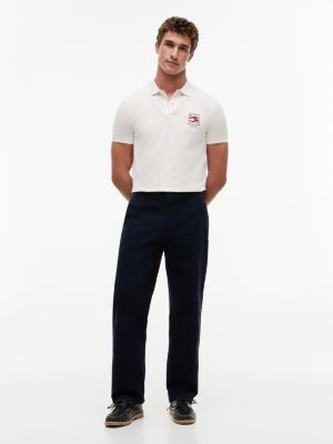 Мужские свитеры Tommy Hilfiger Regular Fit Wavy Flag Smooth Cotton Polo — фото 2