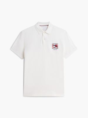 Мужские свитеры Tommy Hilfiger Regular Fit Wavy Flag Smooth Cotton Polo — фото 5