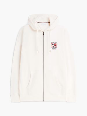 Мужские худи Tommy Hilfiger Embroidered Wavy Flag Logo Zip — фото 5