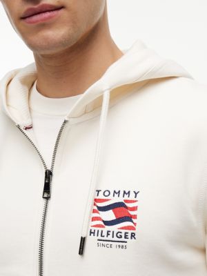 Мужские худи Tommy Hilfiger Embroidered Wavy Flag Logo Zip — фото 3
