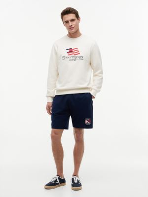 Мужские худи Tommy Hilfiger Wavy Flag Logo Crewneck Sweatshirt — фото 2