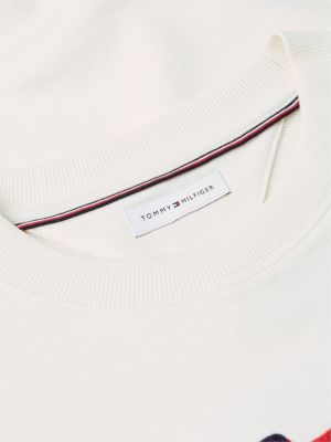 Мужские худи Tommy Hilfiger Wavy Flag Logo Crewneck Sweatshirt — фото 6