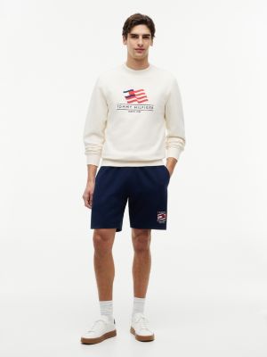 Мужские брюки Tommy Hilfiger Regular Fit Wavy Flag Logo Sweatshort — фото 2