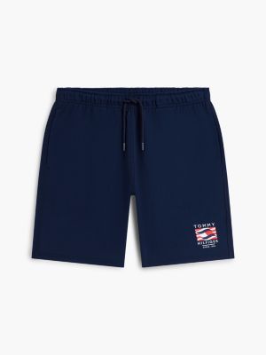 Мужские брюки Tommy Hilfiger Regular Fit Wavy Flag Logo Sweatshort — фото 5