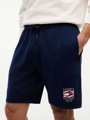 Мужские брюки Tommy Hilfiger Regular Fit Wavy Flag Logo Sweatshort — фото 3