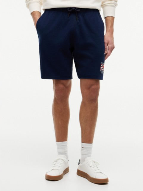 Мужские брюки Tommy Hilfiger Regular Fit Wavy Flag Logo Sweatshort