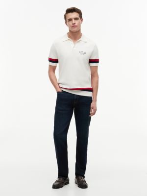 Мужские свитеры Tommy Hilfiger Signature Stripe Sweater Polo — фото 2