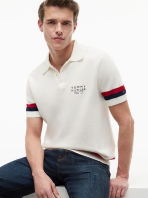 Мужские свитеры Tommy Hilfiger Signature Stripe Sweater Polo — фото 3