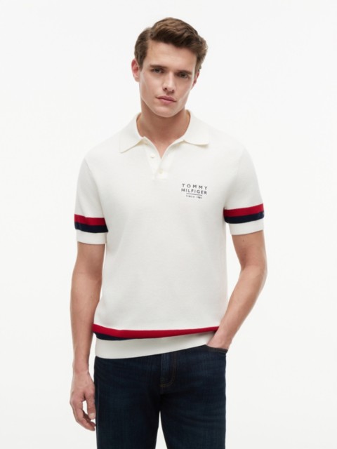 Мужские свитеры Tommy Hilfiger Signature Stripe Sweater Polo
