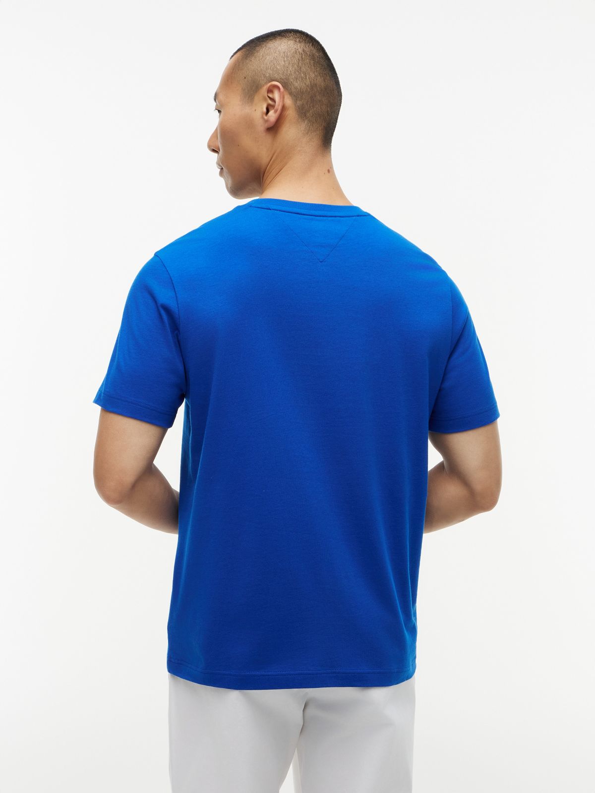 Wavy Flag Logo T-Shirt — Regal Blue