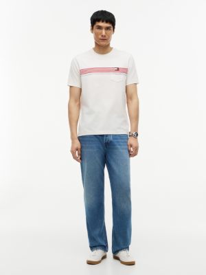 Мужские футболки Tommy Hilfiger Chest Stripe Pocket T-Shirt — фото 2