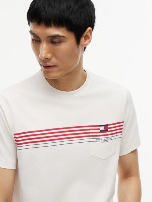Мужские футболки Tommy Hilfiger Chest Stripe Pocket T-Shirt — фото 3