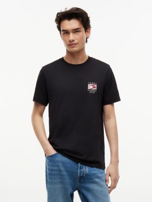 Box Flag Logo T-Shirt, Black