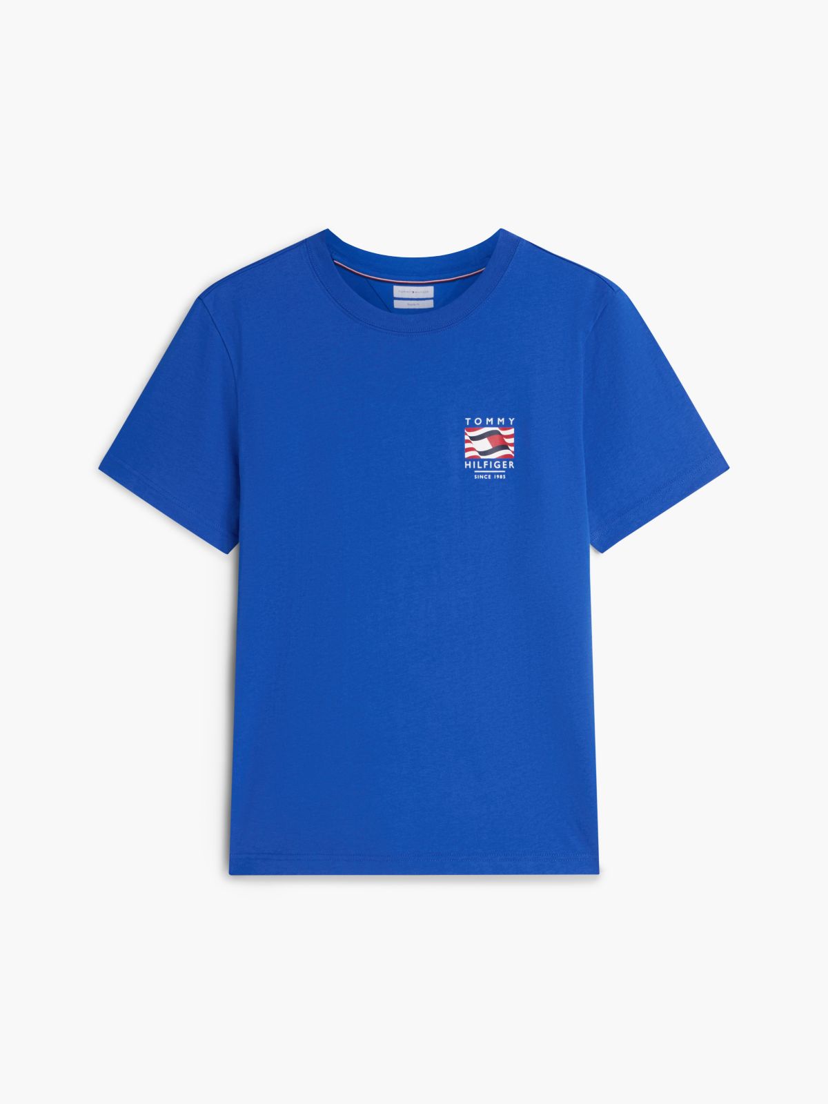 Box Flag Logo T-Shirt — Regal Blue