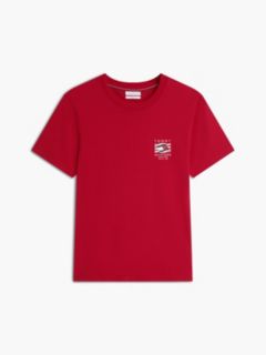 Box Flag Logo T-Shirt — Medium Red 5