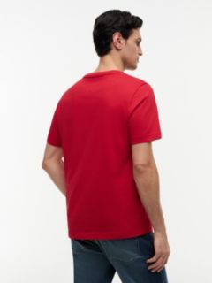 Box Flag Logo T-Shirt — Medium Red 4