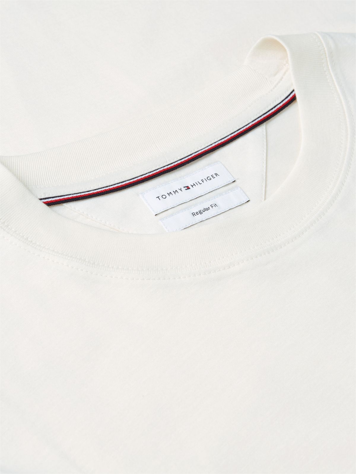 Box Flag Logo T-Shirt — Ivory Petal
