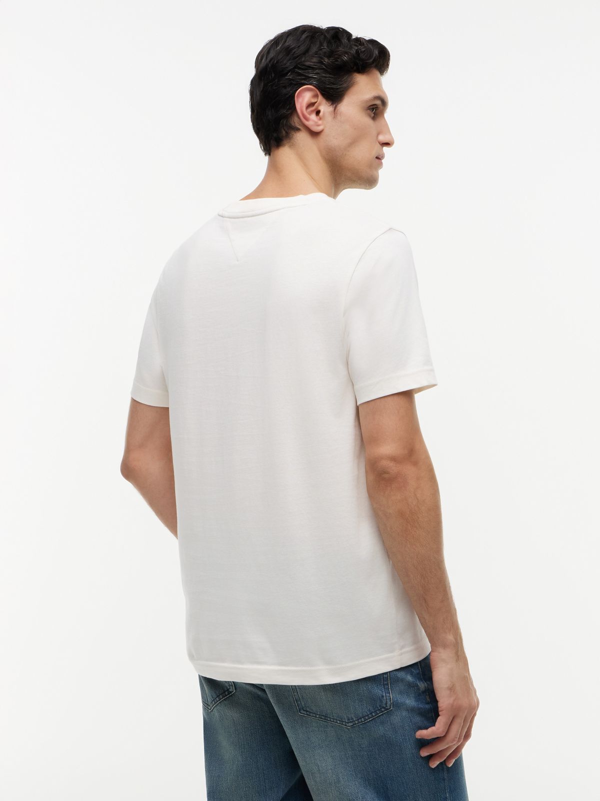 Box Flag Logo T-Shirt — Ivory Petal