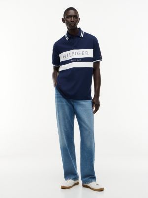 Мужские топы Tommy Hilfiger Regular Fit Marina Club Logo Jersey Polo — фото 2