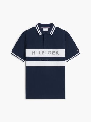 Мужские топы Tommy Hilfiger Regular Fit Marina Club Logo Jersey Polo — фото 5