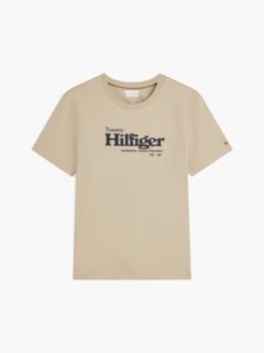Nautical Hilfiger Logo T-Shirt — Batique Khaki 5