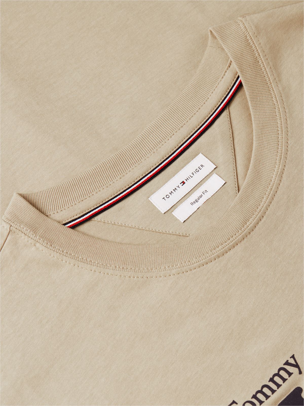 Nautical Hilfiger Logo T-Shirt — Batique Khaki