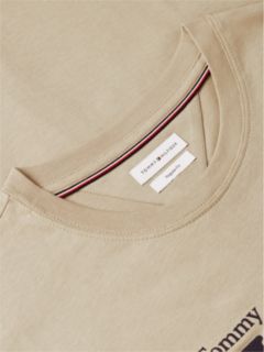 Nautical Hilfiger Logo T-Shirt — Batique Khaki 6