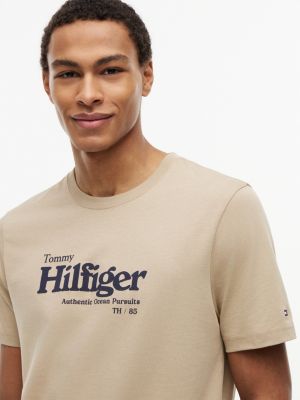 Мужские футболки Tommy Hilfiger Nautical Hilfiger Logo T-Shirt — фото 3