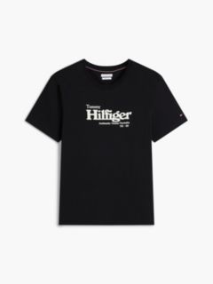 Nautical Hilfiger Logo T-Shirt — Black 5