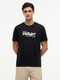 Nautical Hilfiger Logo T-Shirt — Black 1